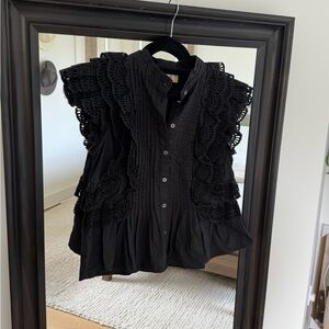 Sea New York Patrizia Lace Tank | Size S | Black